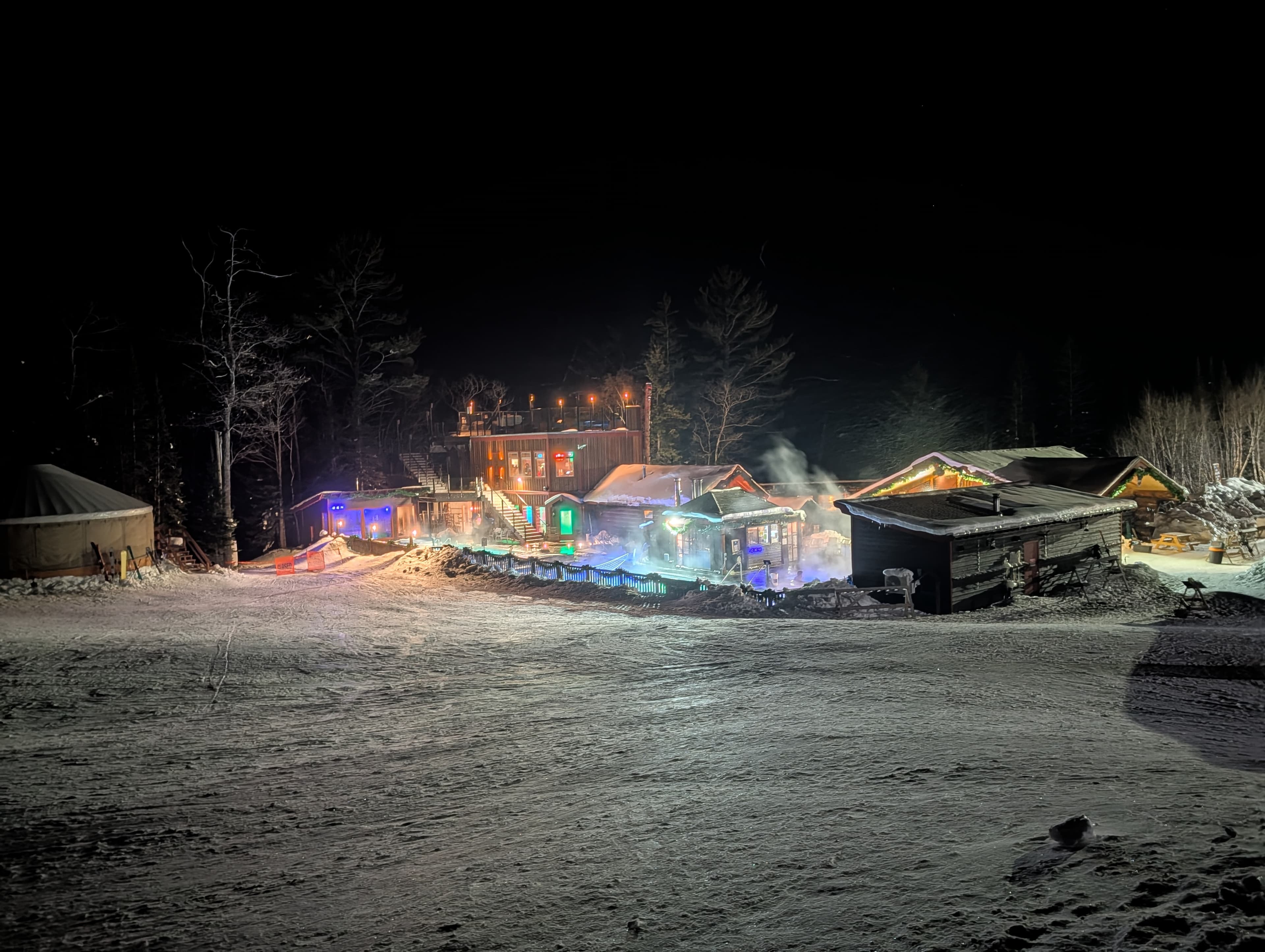 Night scene from Mount Bohemia trip