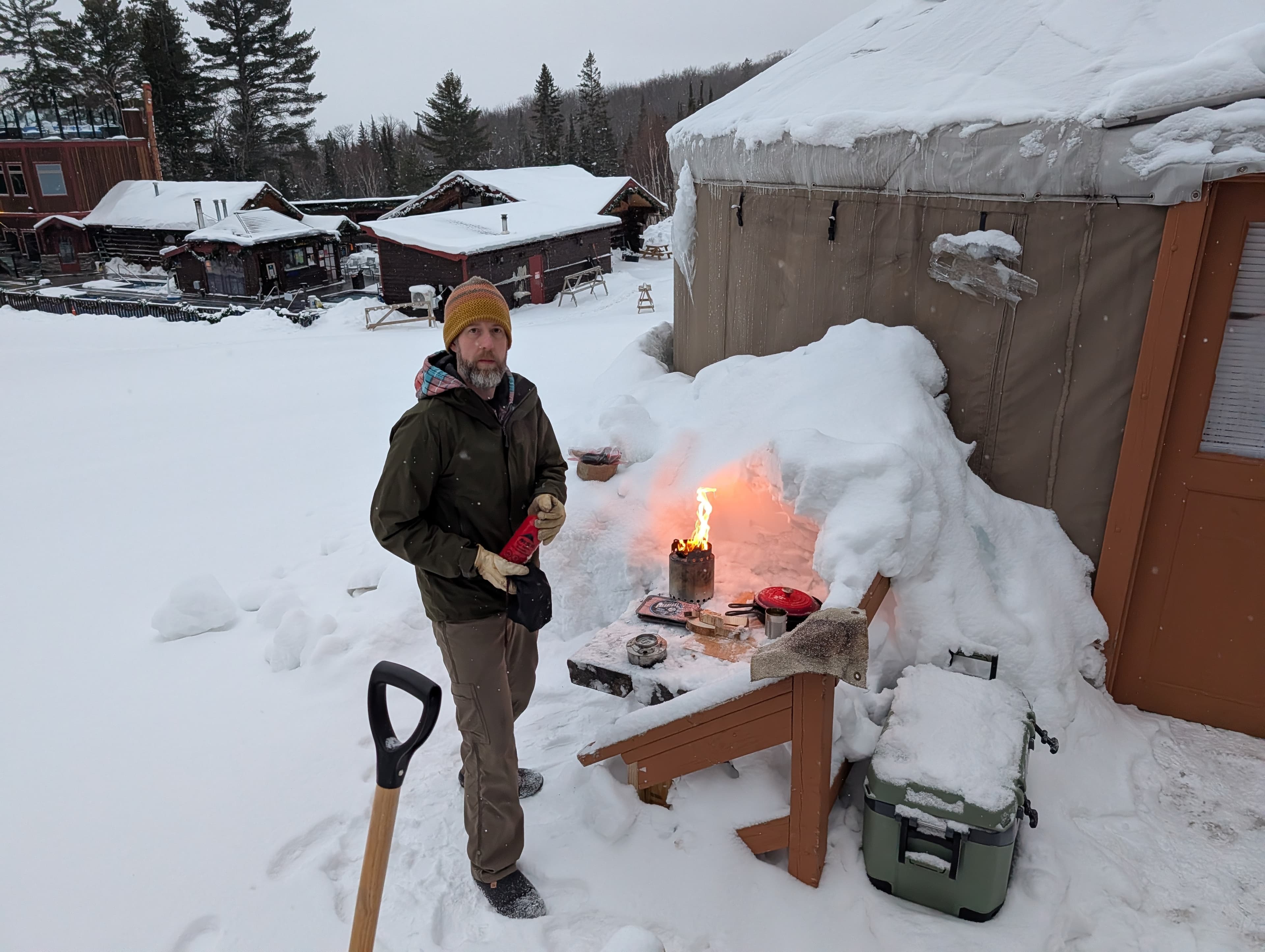 Lift ride at Mount Bohemia